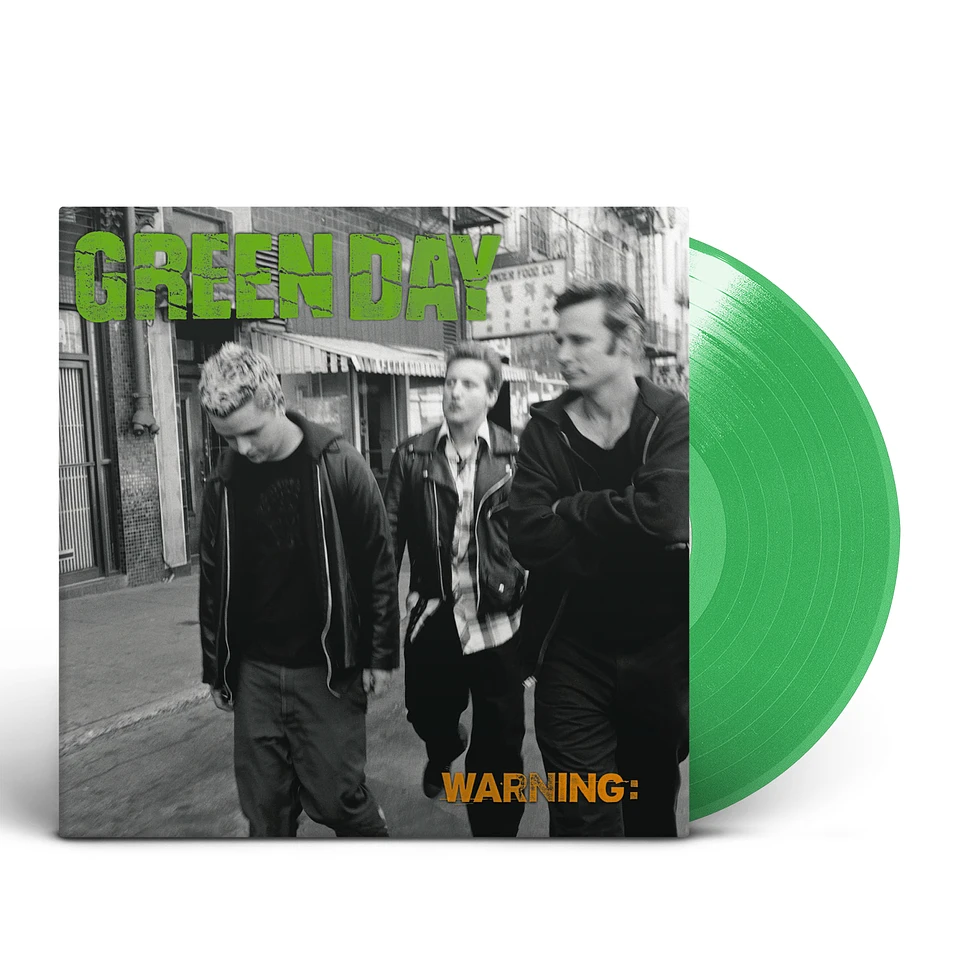 Green Day - Warning Fluorescent Green Vinyl Edition