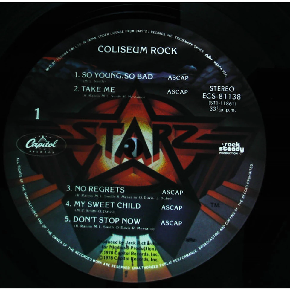 Starz - Coliseum Rock