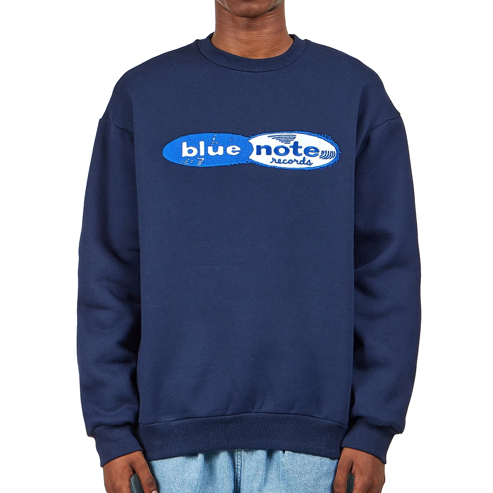 Butter Goods x Blue Note - Records Logo Felt Applique Crewneck