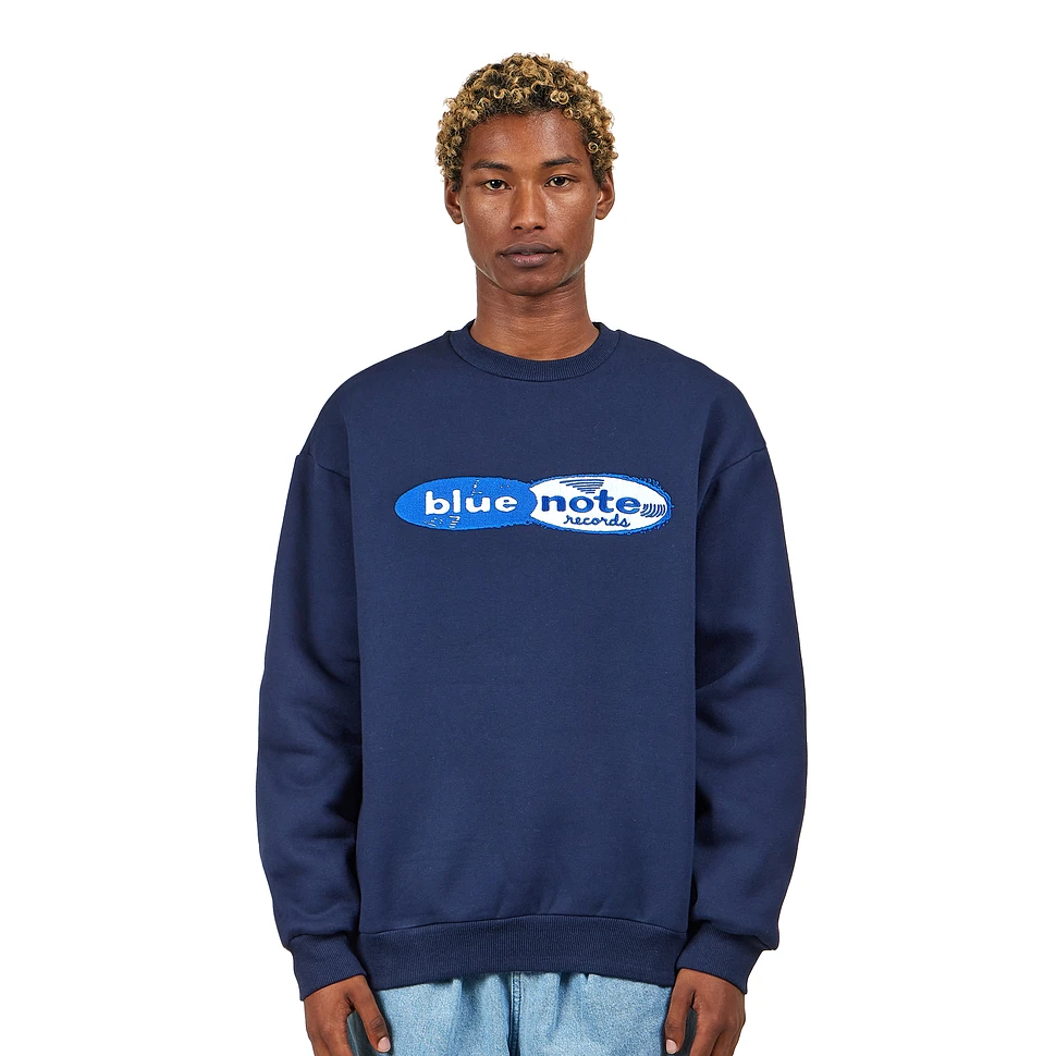 Butter Goods x Blue Note - Records Logo Felt Applique Crewneck