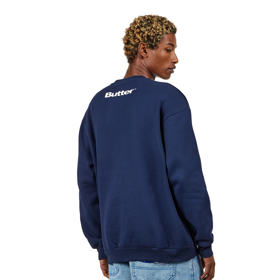 Butter Goods x Blue Note - Records Logo Felt Applique Crewneck