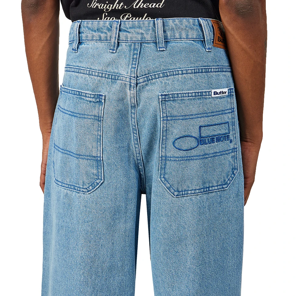 Butter Goods x Blue Note - Blue Note Pleated Denim Jeans