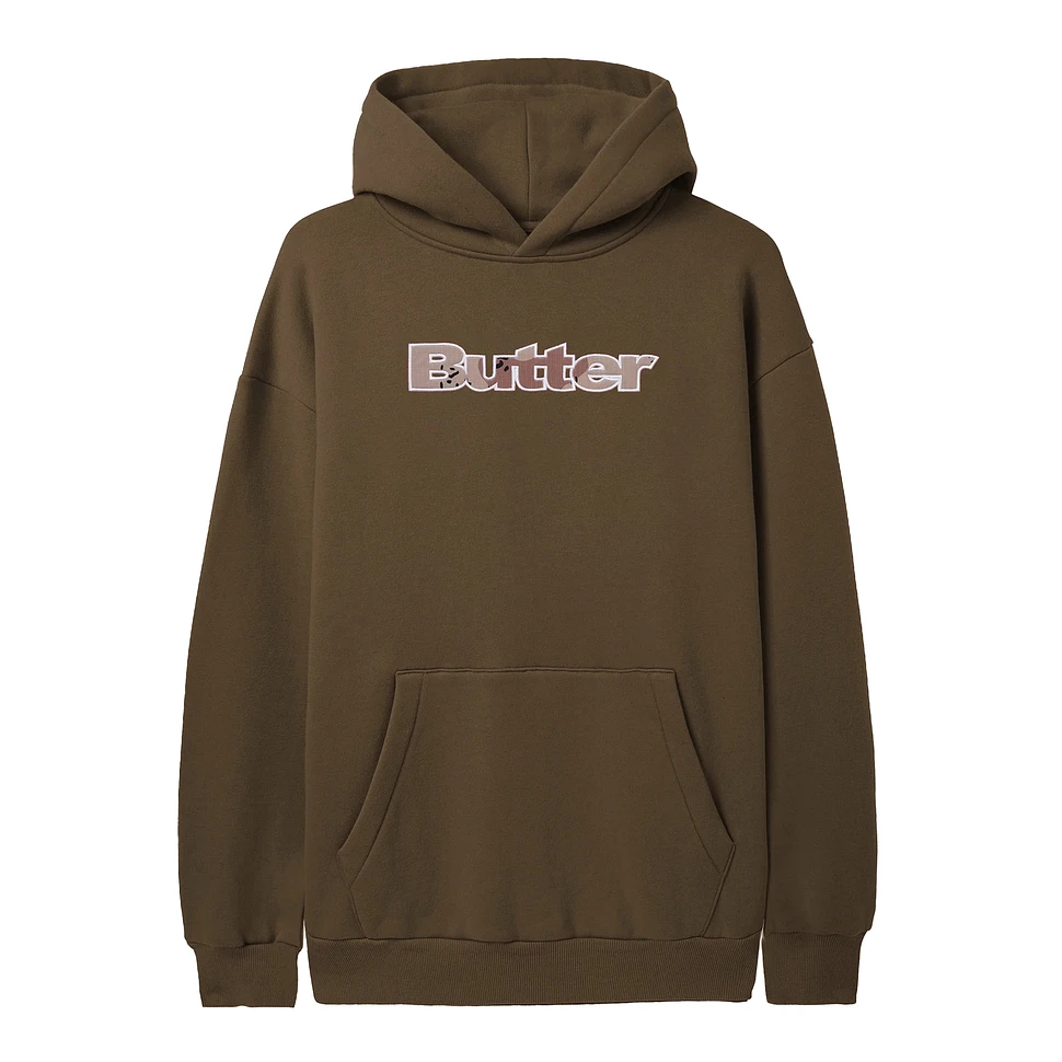 Butter Goods - Logo Camo Applique Pullover Hood