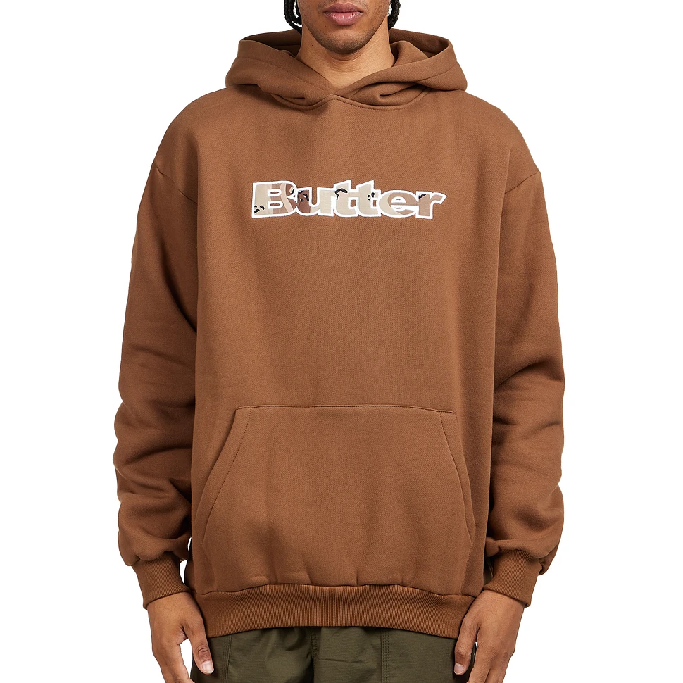 Butter Goods - Logo Camo Applique Pullover Hood