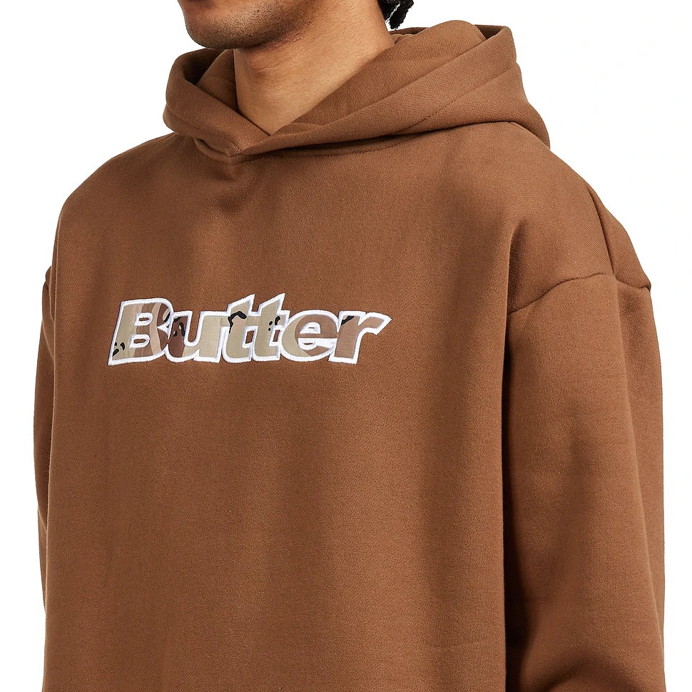 Butter Goods - Logo Camo Applique Pullover Hood