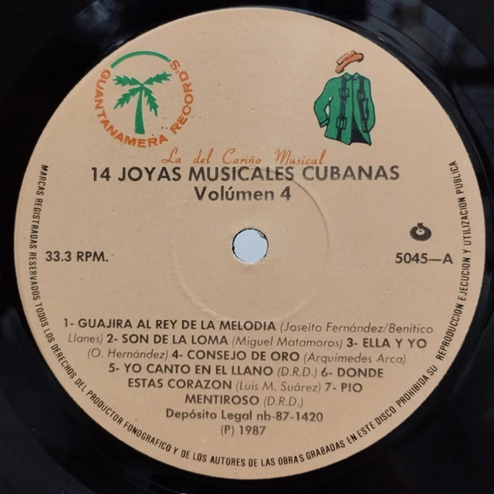 V.A. - 14 Joyas Musicales Cubanas - Volúmen 4