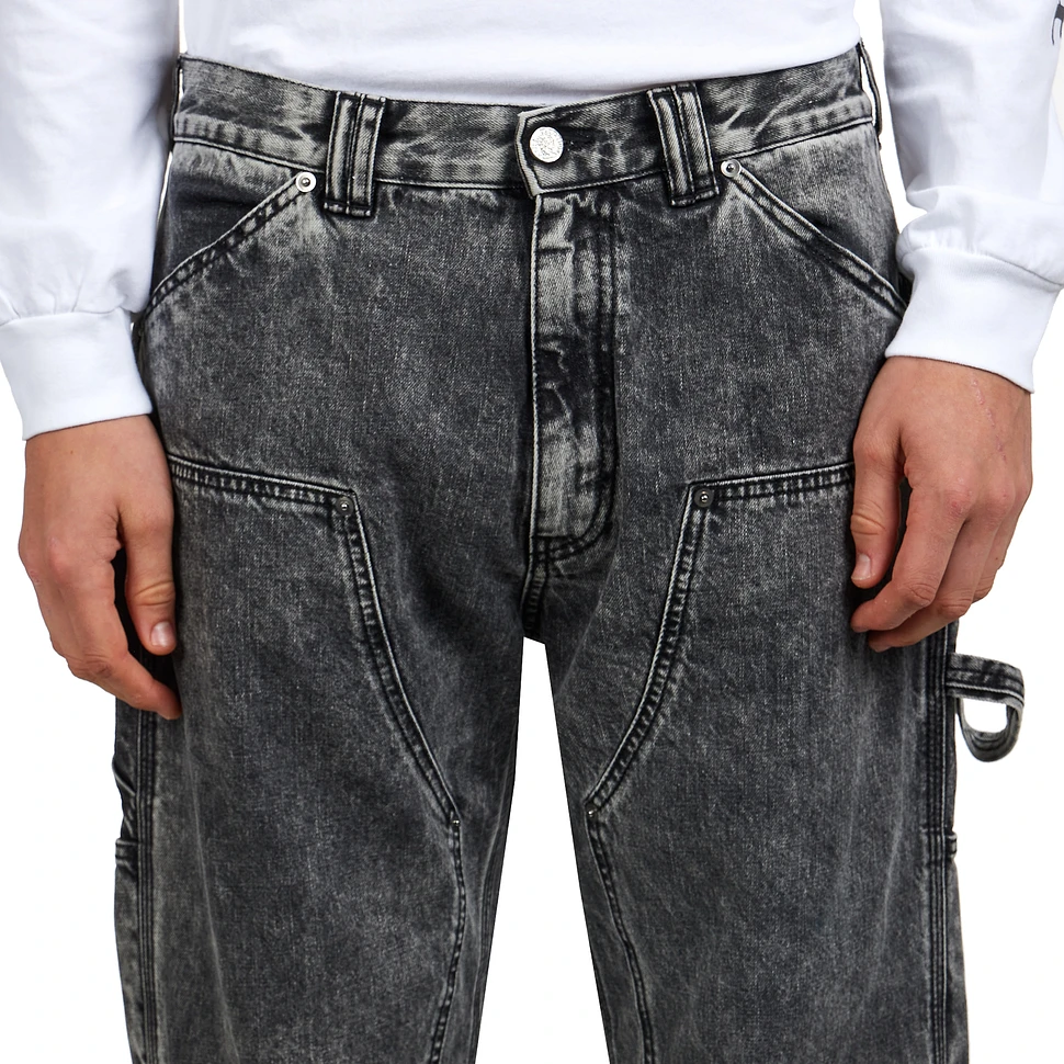 Aries - Acid Wash Denim Carpenter Jeans