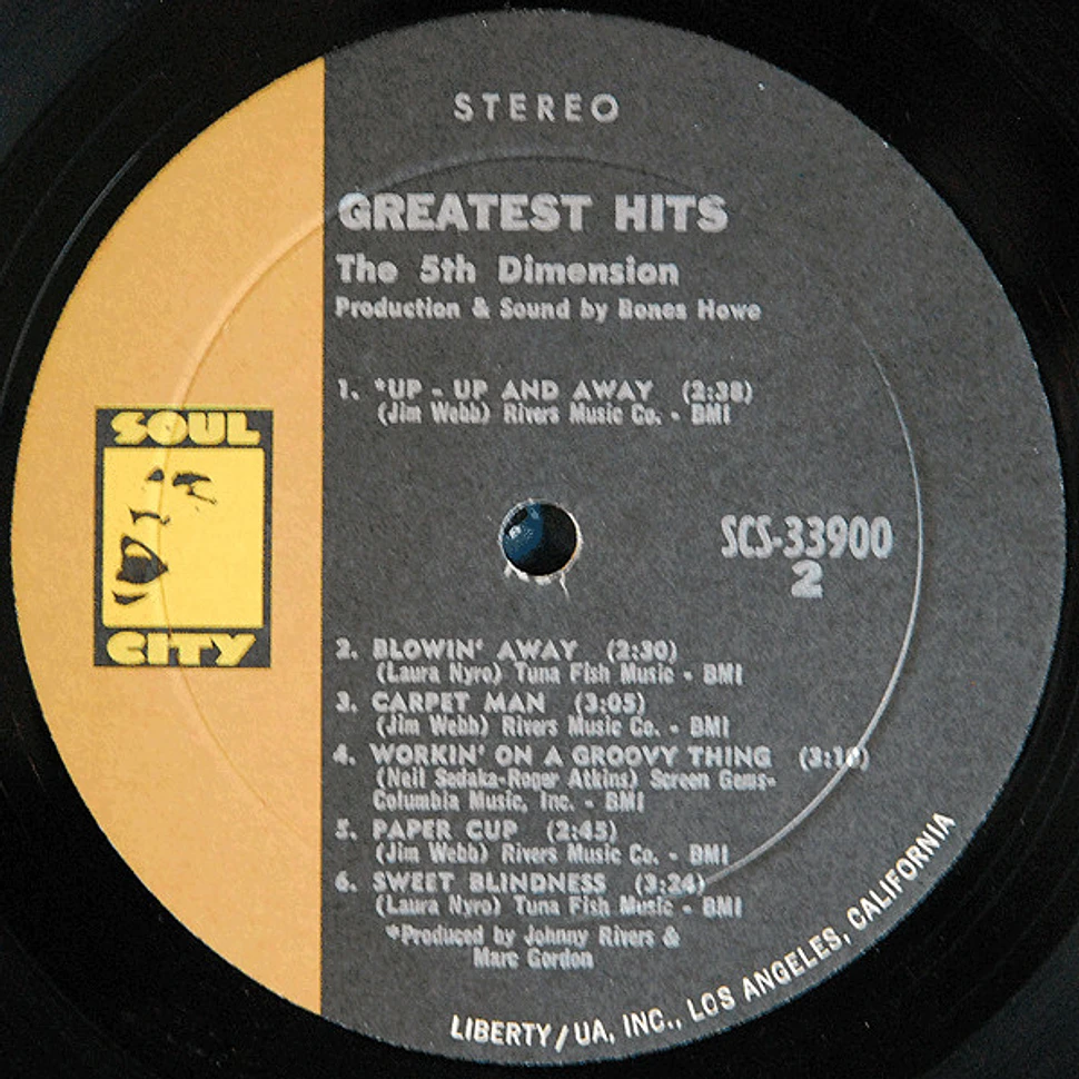 The Fifth Dimension - Greatest Hits