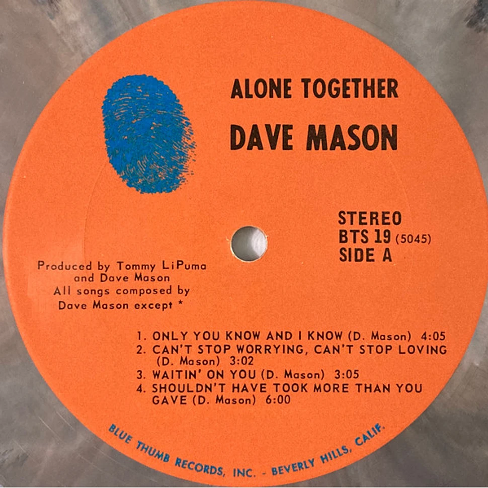 Dave Mason - Alone Together