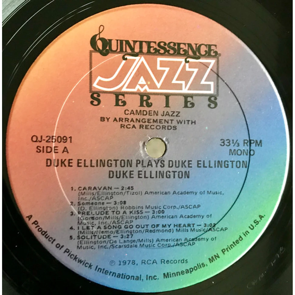 Duke Ellington - Plays Duke Ellington