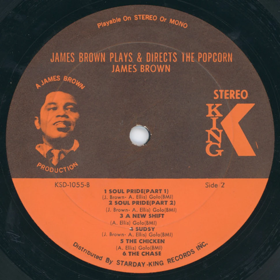 James Brown Directs And Dances With The The James Brown Band - The Popcorn