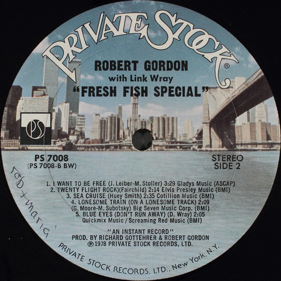 Robert Gordon With Link Wray - Fresh Fish Special