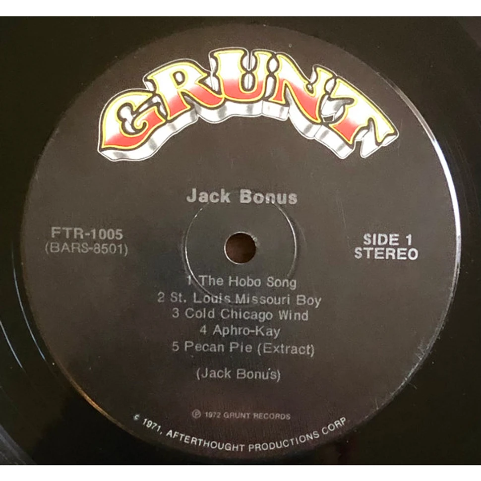 Jack Bonus - Jack Bonus