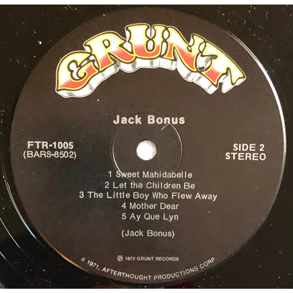 Jack Bonus - Jack Bonus