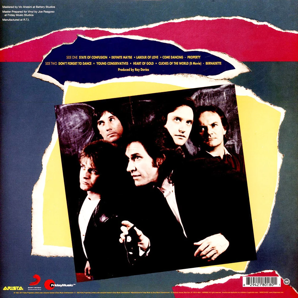 The Kinks - State Of Confusion Splatter Vinyl Edition