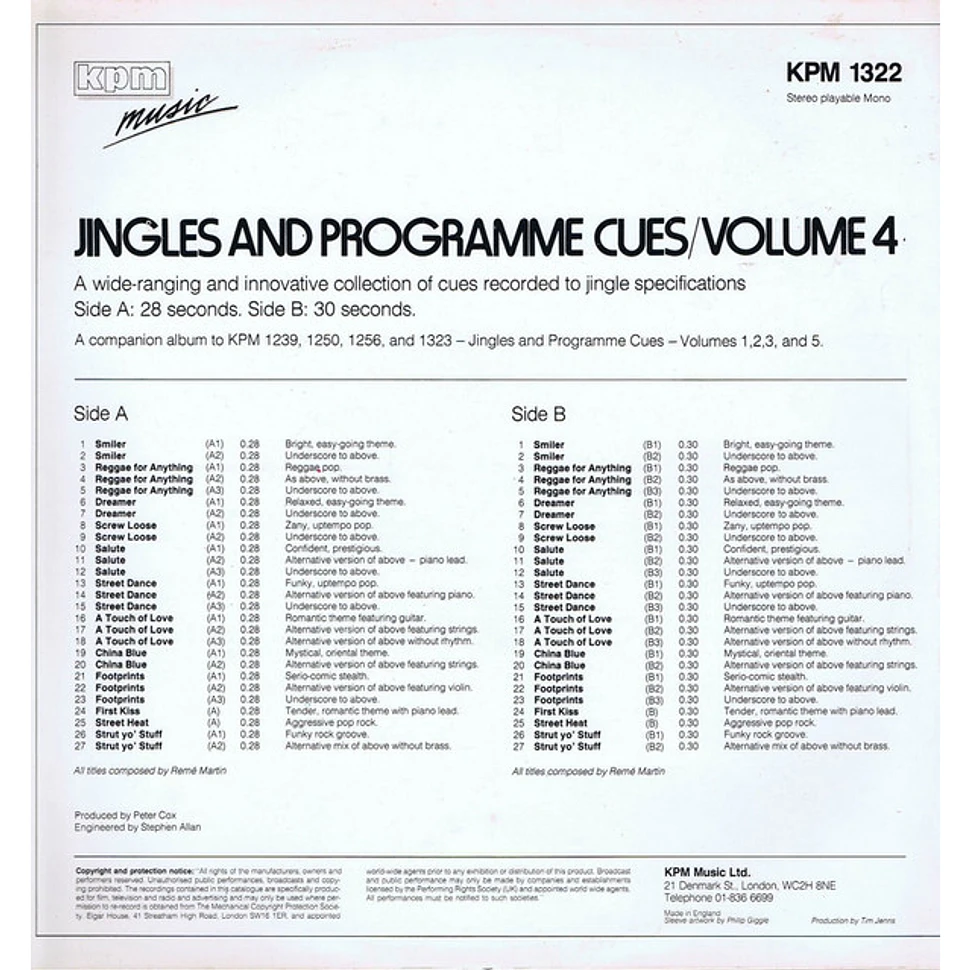 Remé Martin - Jingles And Programme Cues / Volume 4