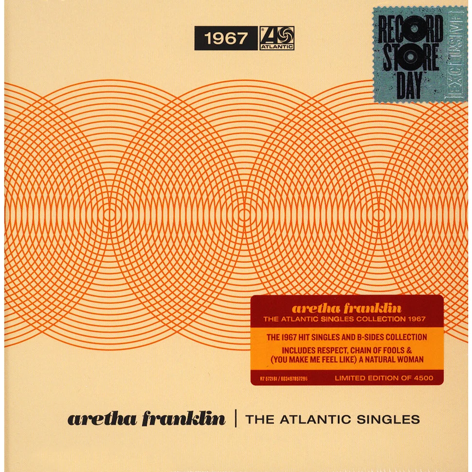 Aretha Franklin - The Atlantic Singles Collection 1967-1970 Record Store Day 2019 Edition