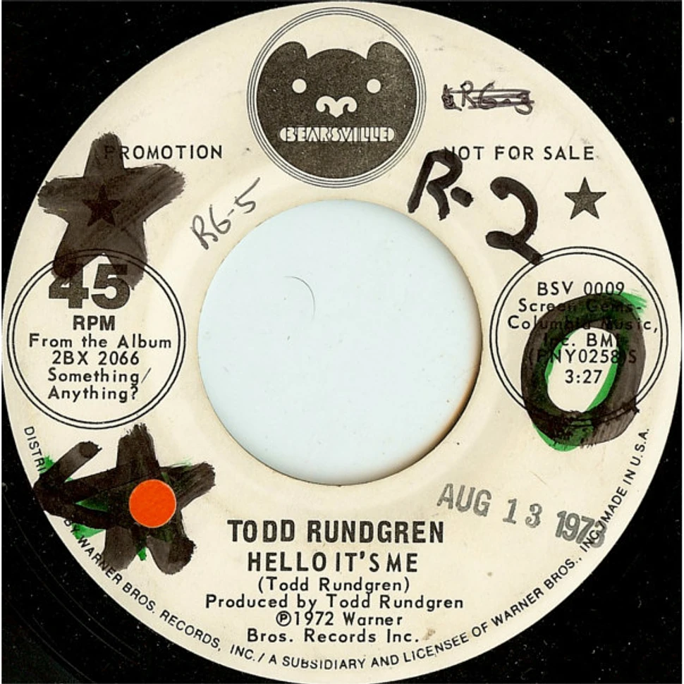 Todd Rundgren - Hello It's Me