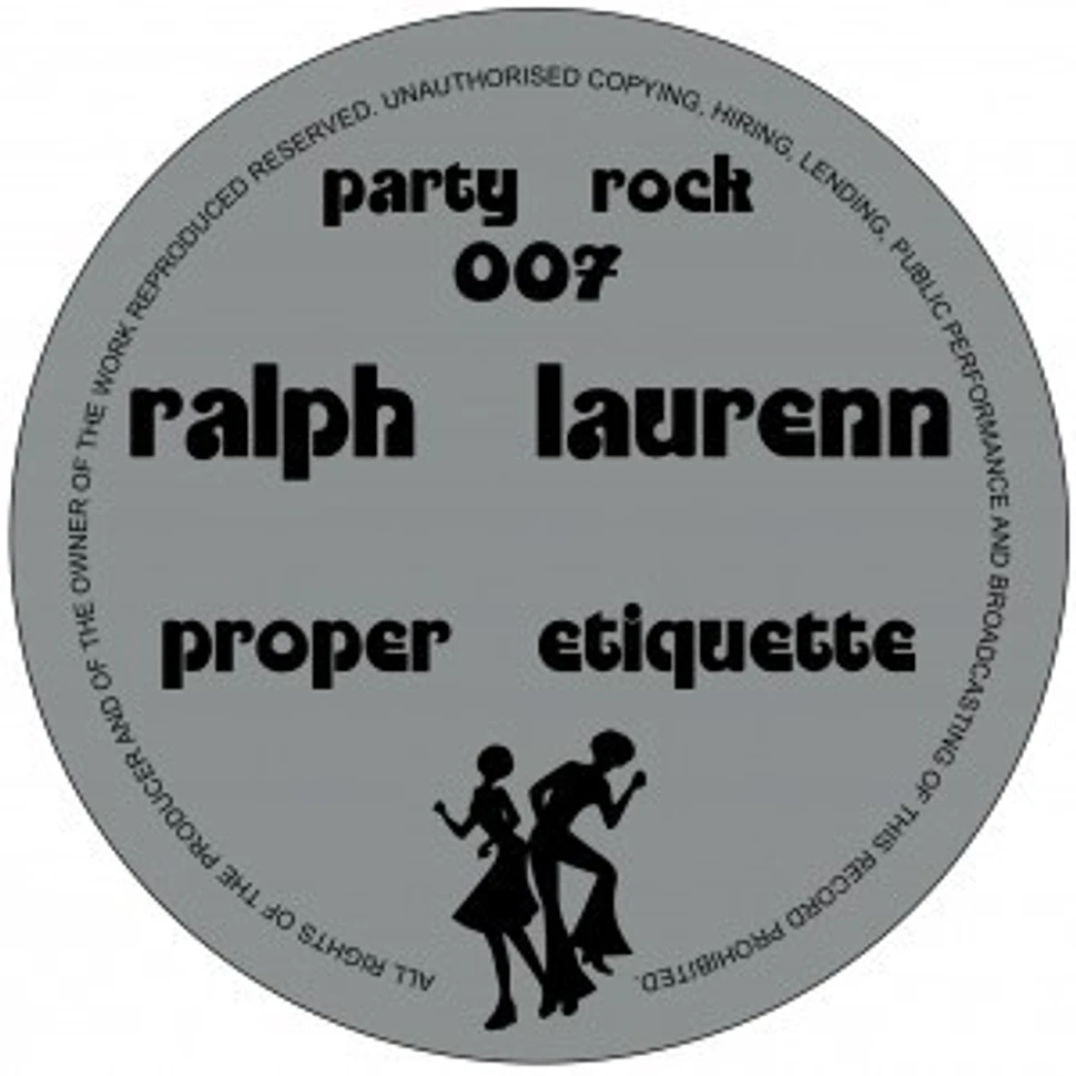 Ralph Laurenn - Proper Etiquette