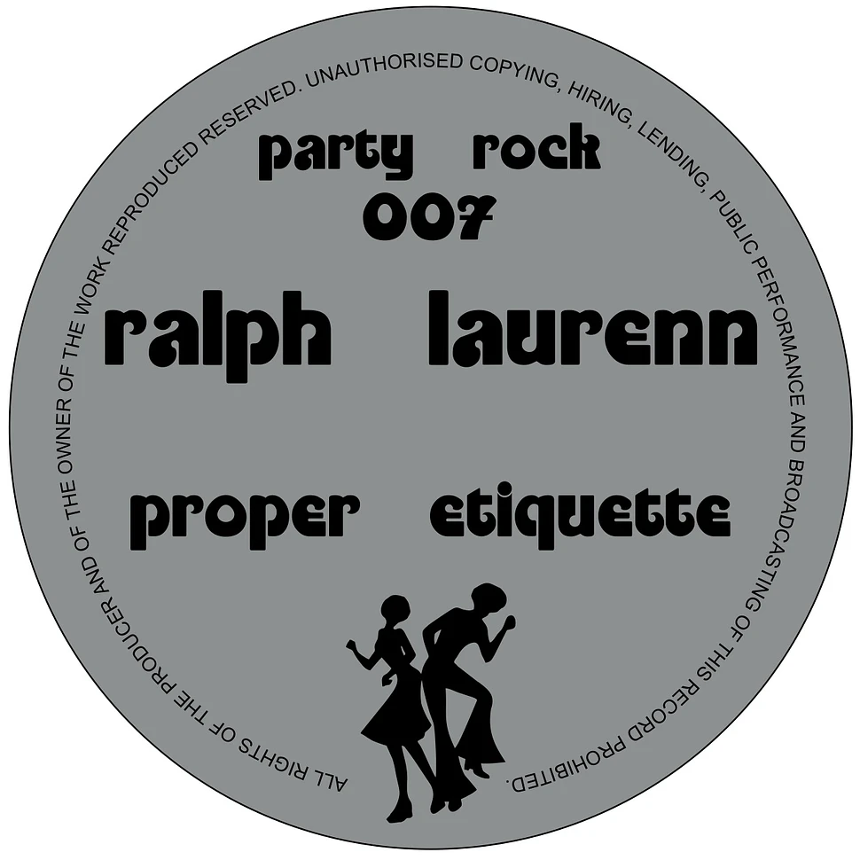 Ralph Laurenn - Proper Etiquette