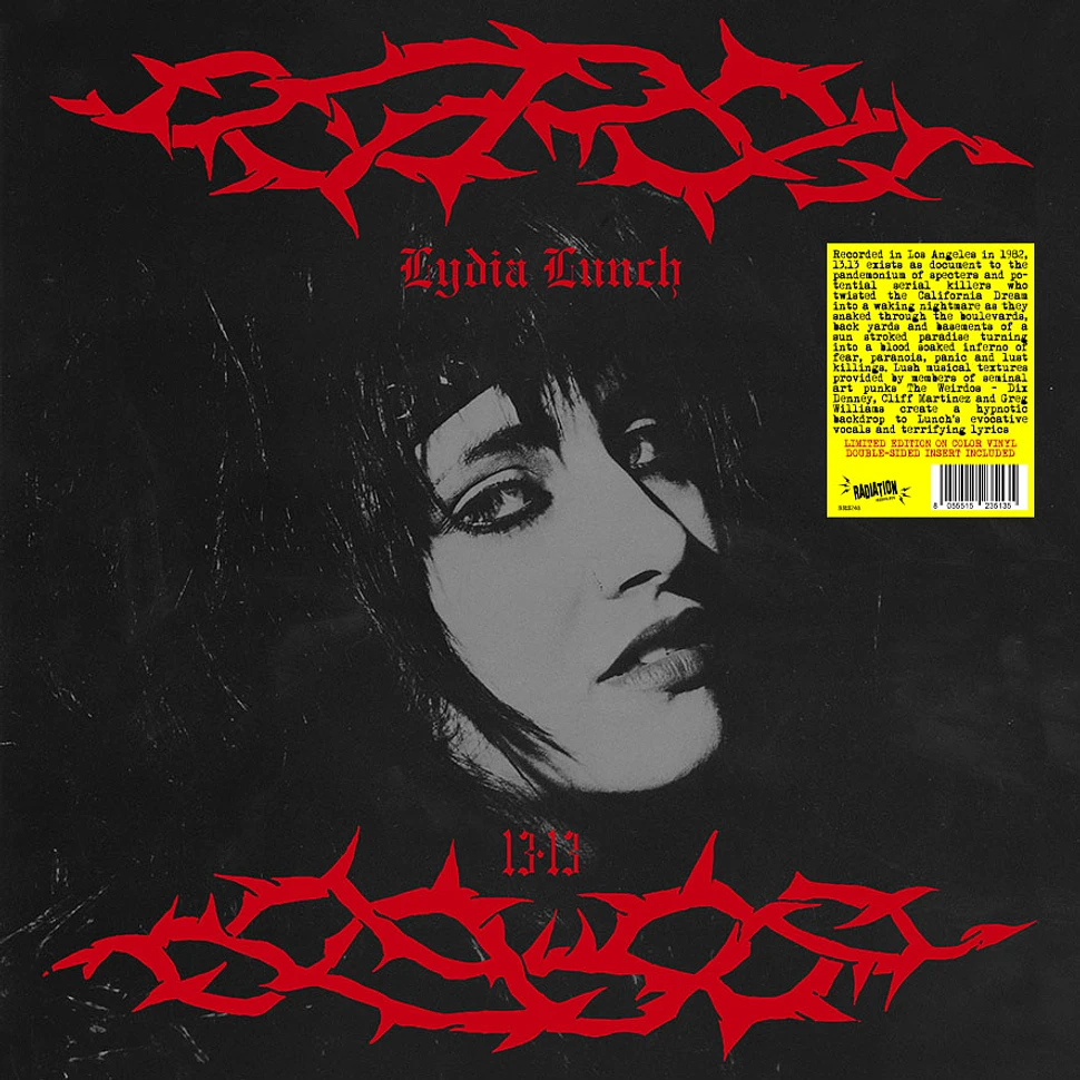 Lydia Lunch - 13.13 Red Vinyl Edtion