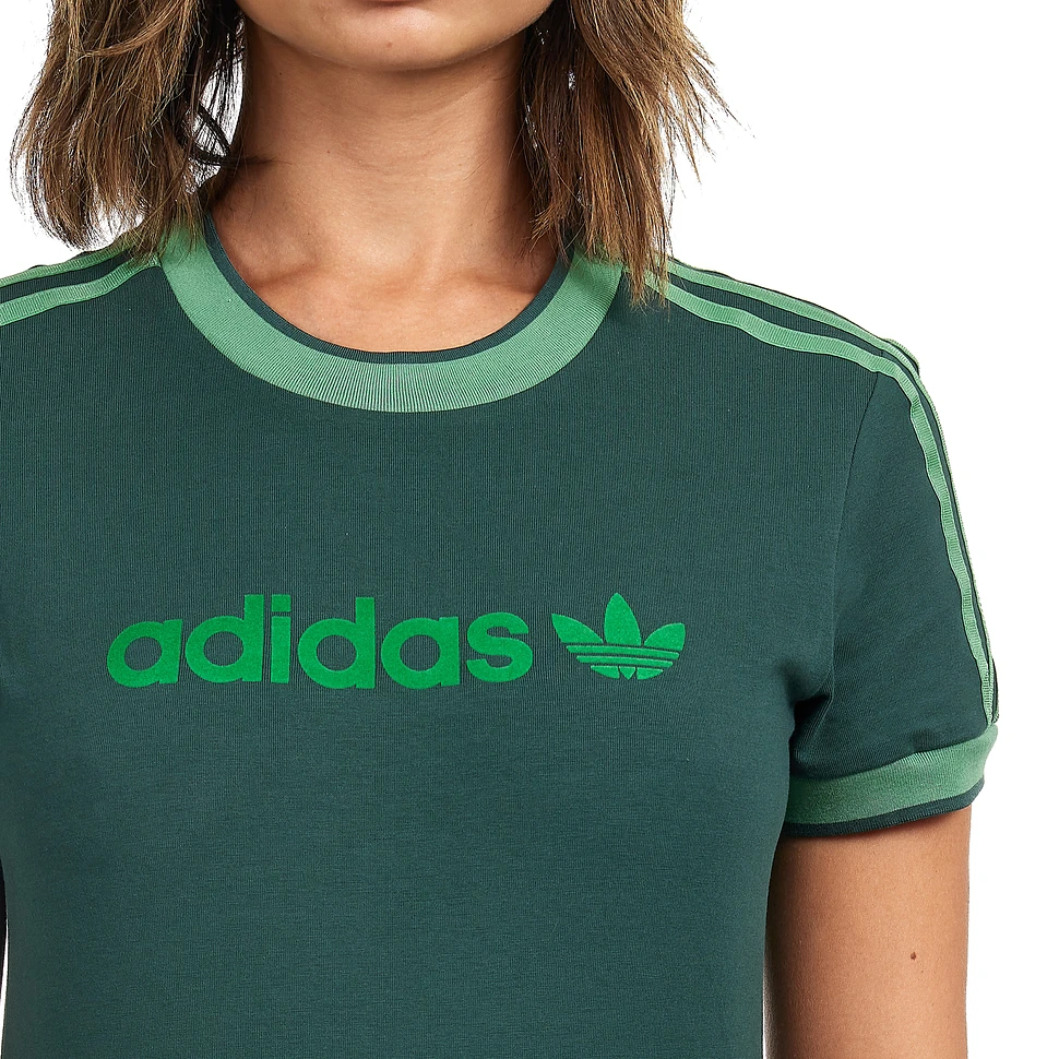 adidas - Graphic Badge Slim 3-Stripe Tee