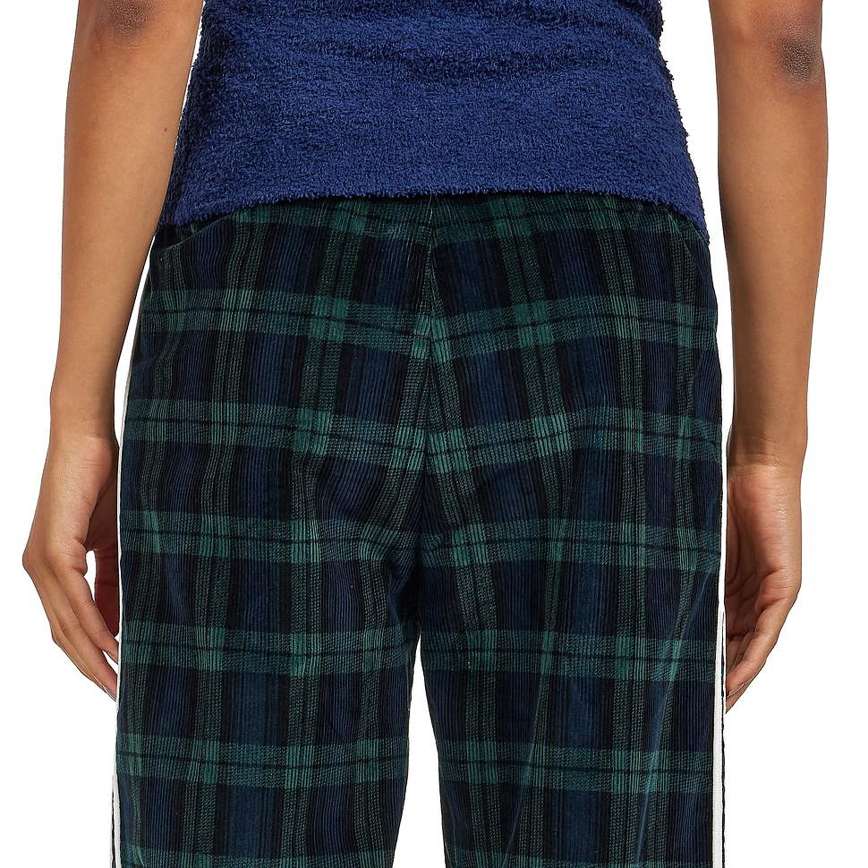 adidas - Corduroy Tartan Wide Leg Pant