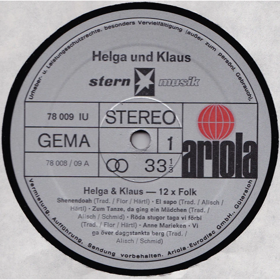 Helga & Klaus - 12 x Folk
