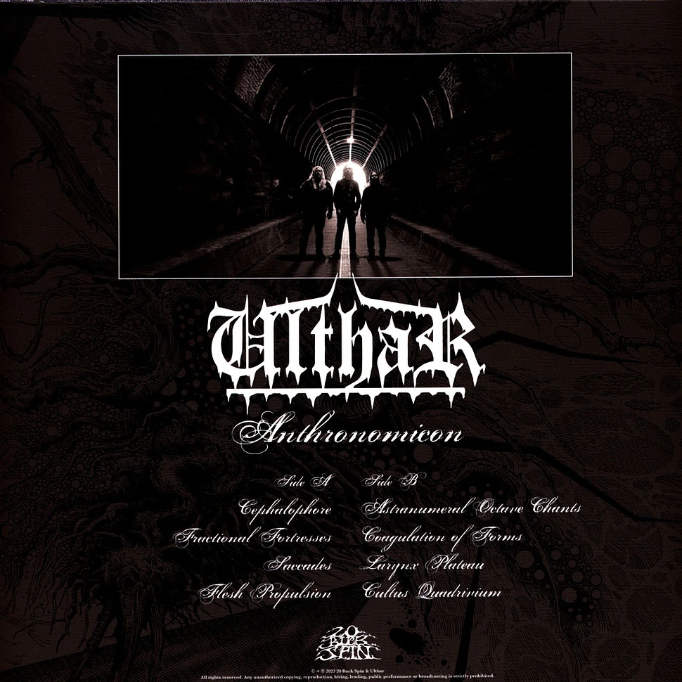 Ulthar - Anthronomicon Hot Pink / Black Merge Vinyl Edition