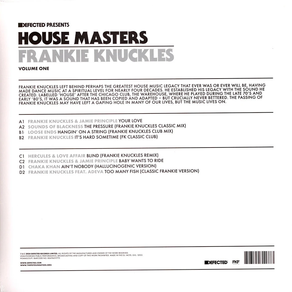 Frankie Knuckles - Defected Presents House Masters Volume 1