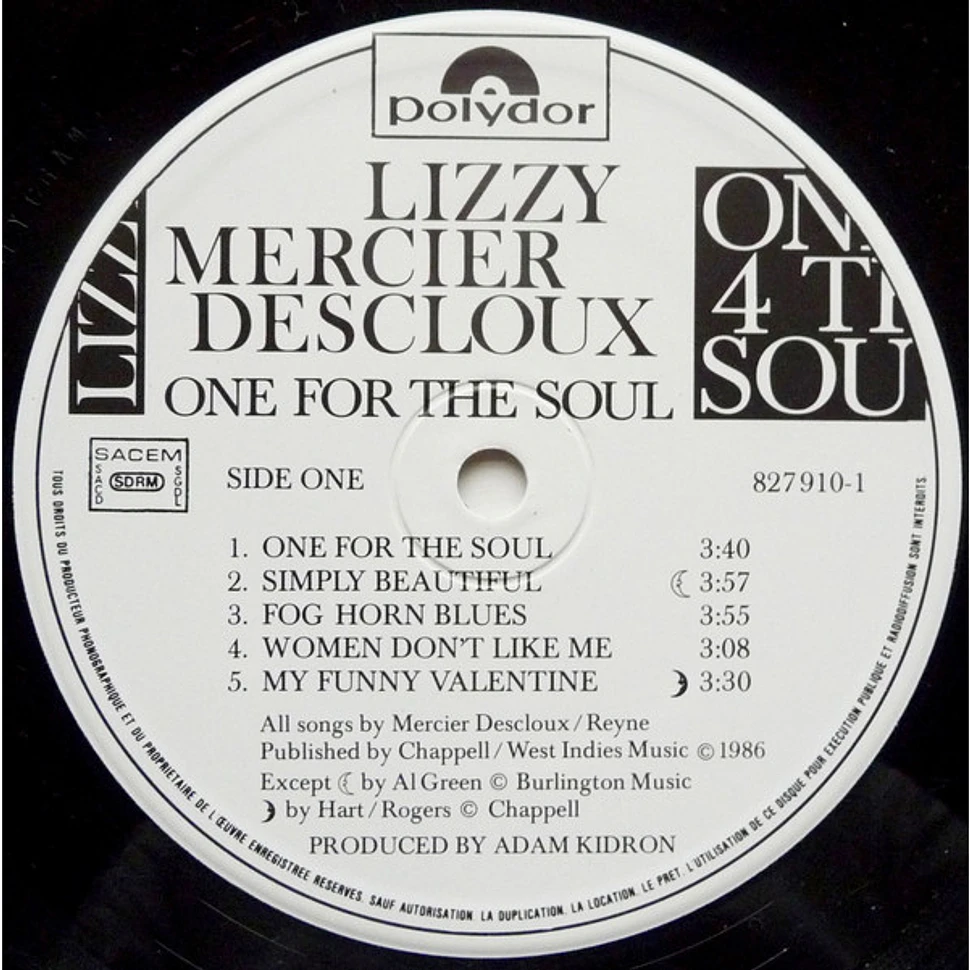 Lizzy Mercier Descloux - One For The Soul