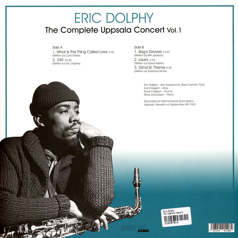 Eric Dolphy - The Complete Uppsala Concert Volume 1