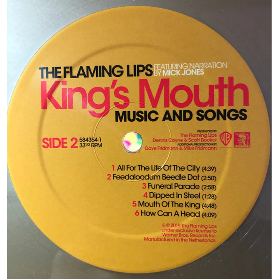 The Flaming Lips Featuring Narration By Mick Jones - King's Mouth (Music And Songs)