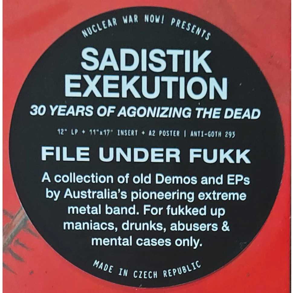 Sadistik Exekution - 30 Years Of Agonizing The Dead!