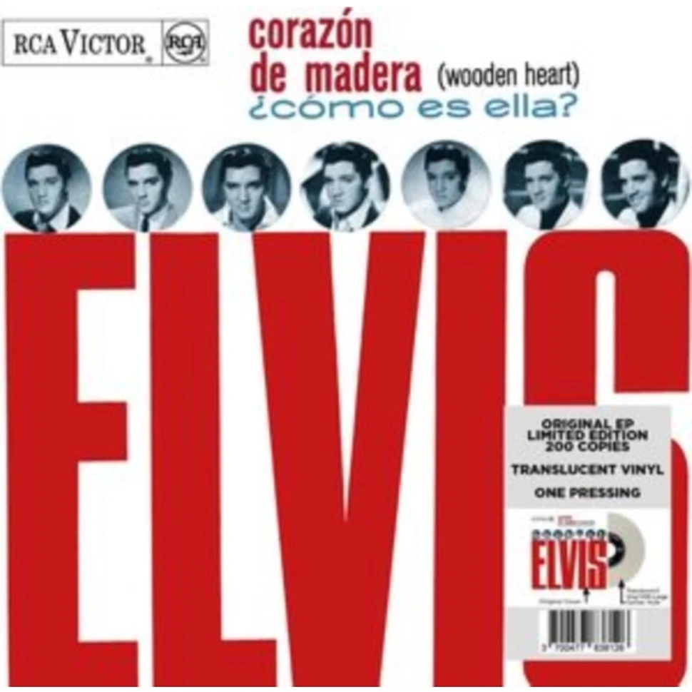 Elvis Presley - EP Stranger No. 13 - Corazon De Madera (Espagne) Translucent Vinyl Edition