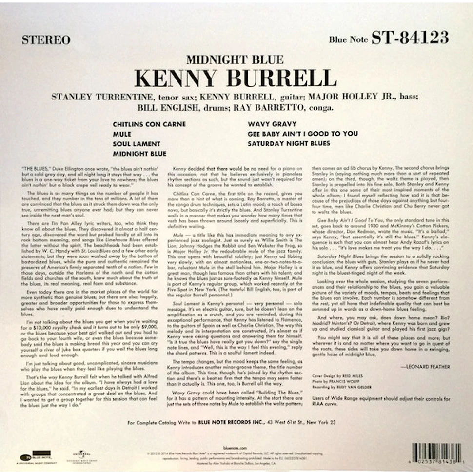 Kenny Burrell - Midnight Blue