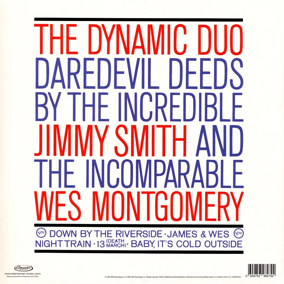 Jimmy Smith - Jimmy & Wes (The Dynamic Duo)