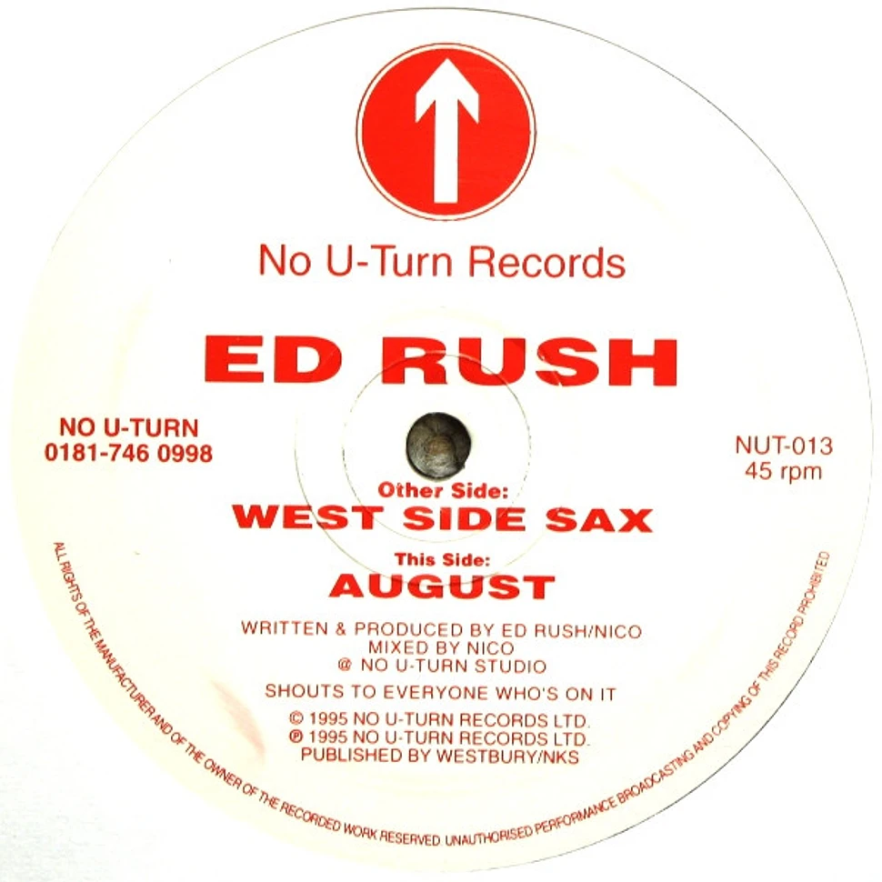 Ed Rush - West Side Sax / August