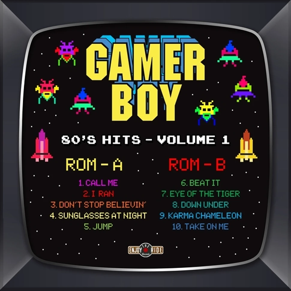 Gamer Boy - 8-Bit 80s Hits Volume 1 Orange White Vinyl Edition