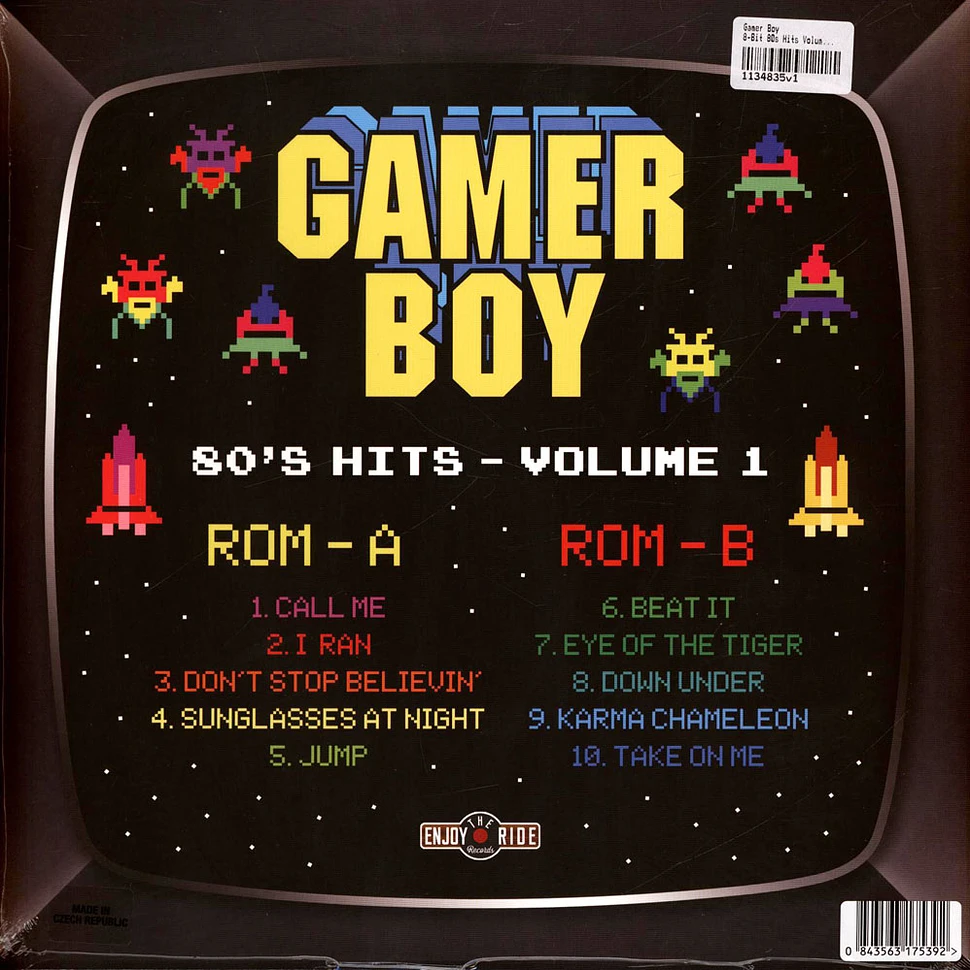 Gamer Boy - 8-Bit 80s Hits Volume 1 Orange White Vinyl Edition