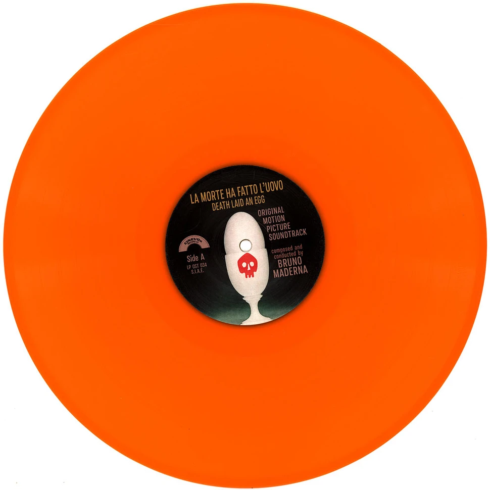 Bruno Maderna - OST La Morte Ha Fatto L'uovo Orange Vinyl Edition