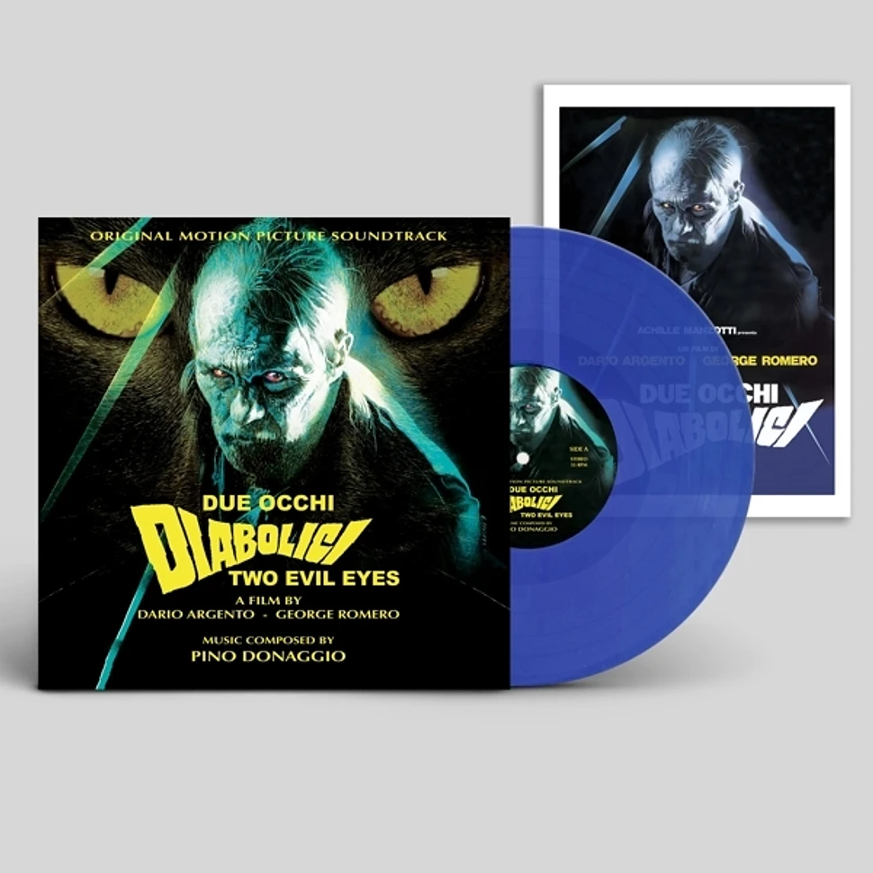 Pino Donaggio - Due Occhi Diabolici / Two Evil Eyes Blue Vinyl Vinyl Edition