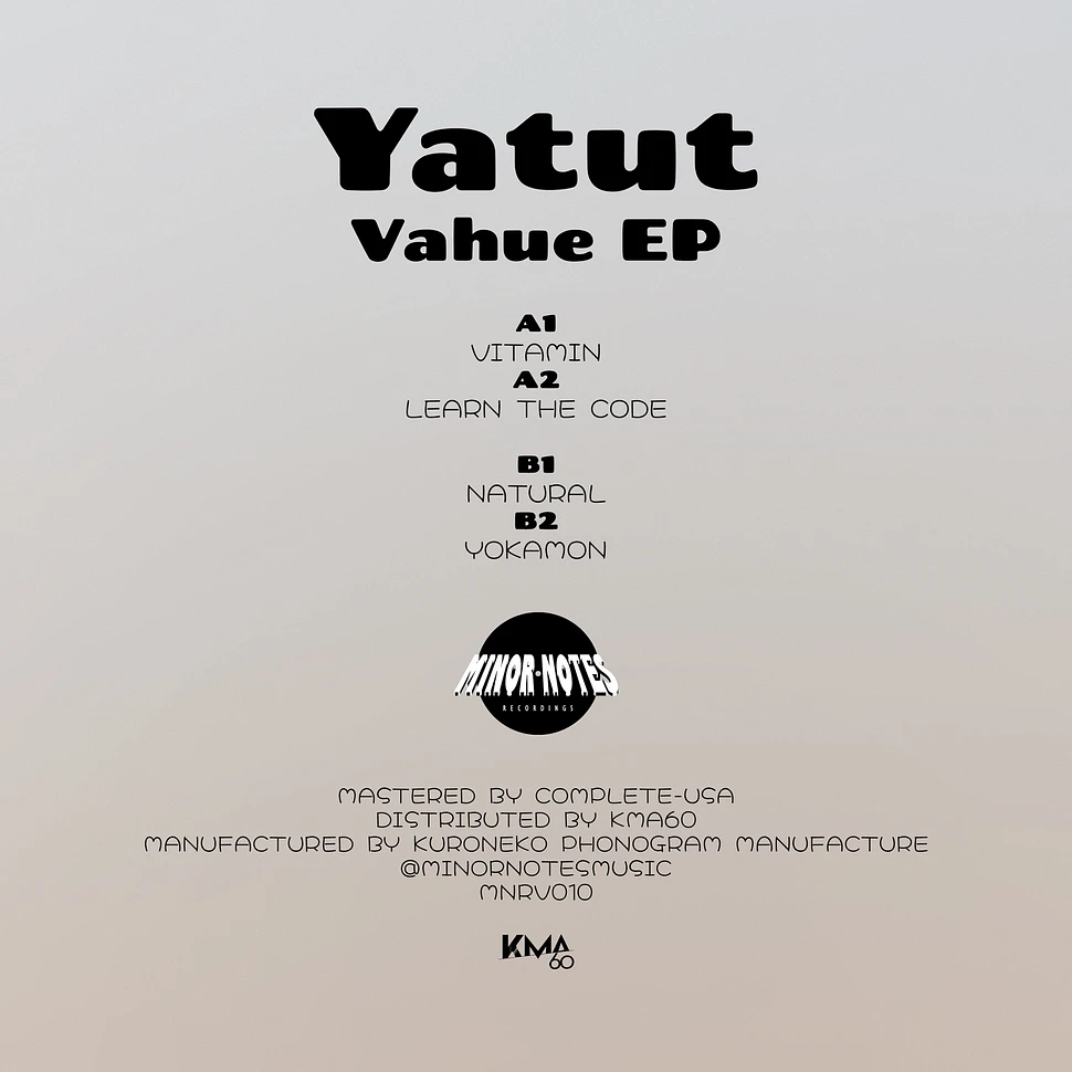 Yatut - Vahue EP