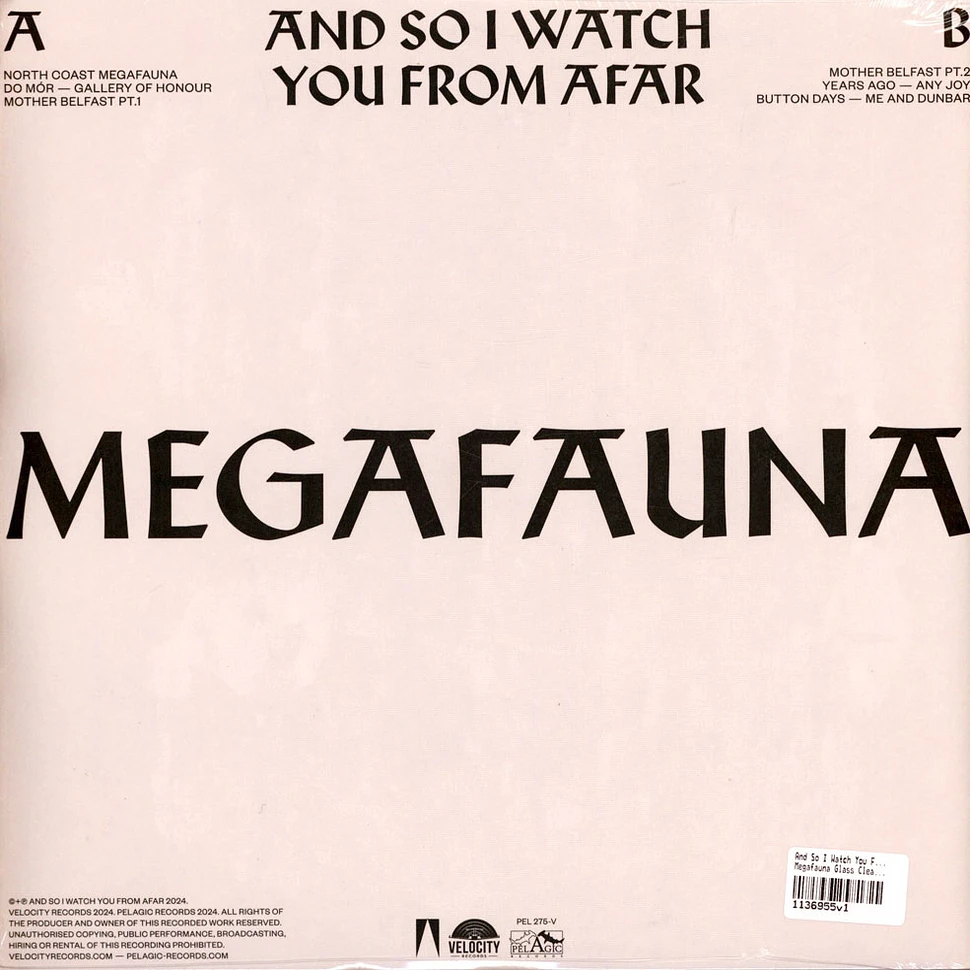 And So I Watch You From Afar - Megafauna Glass Clear Vinyl Edition