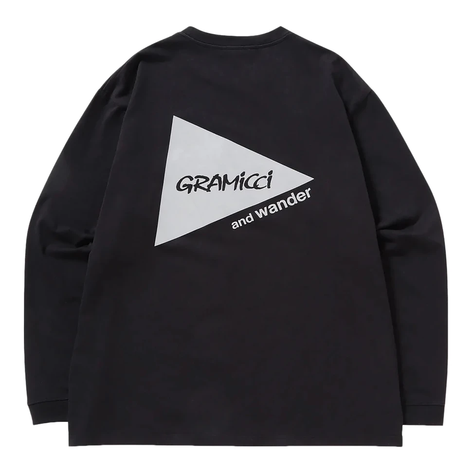 Gramicci x and wander - Backprint L/S Tee