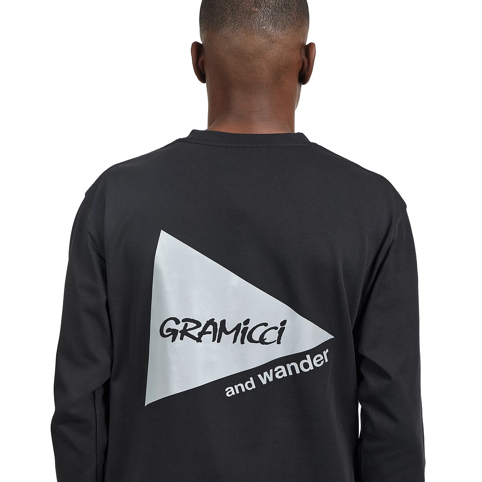 Gramicci x and wander - Backprint L/S Tee