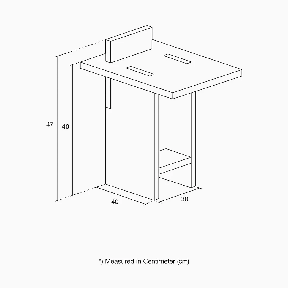 Space Available - Self Assemble Stool