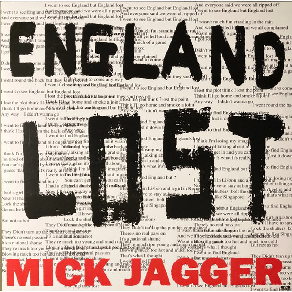 Mick Jagger - Gotta Get A Grip / England Lost