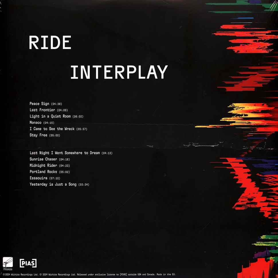 Ride - Interplay Black Vinyl Edition