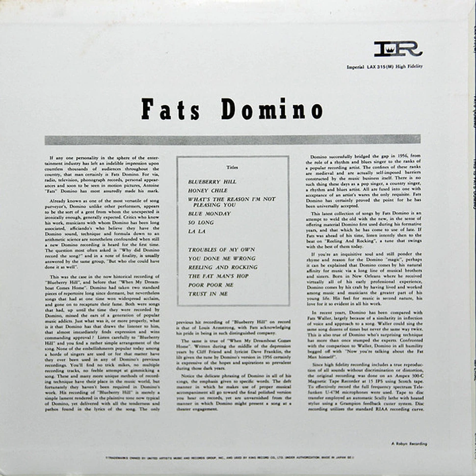 Fats Domino - This Is Fats Domino!